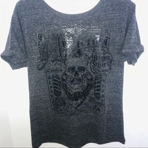Affliction Lace up Back tee
